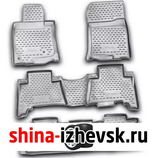 Коврик Autofamily коврик в салон полиуретановый черный для TOYOTA Land Cruiser Prado 150 7 мест 2009-2013 в Ижевске